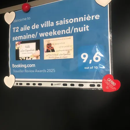 T2 Aile De Saisonnière Semaine/ Weekend/nuit Villa *